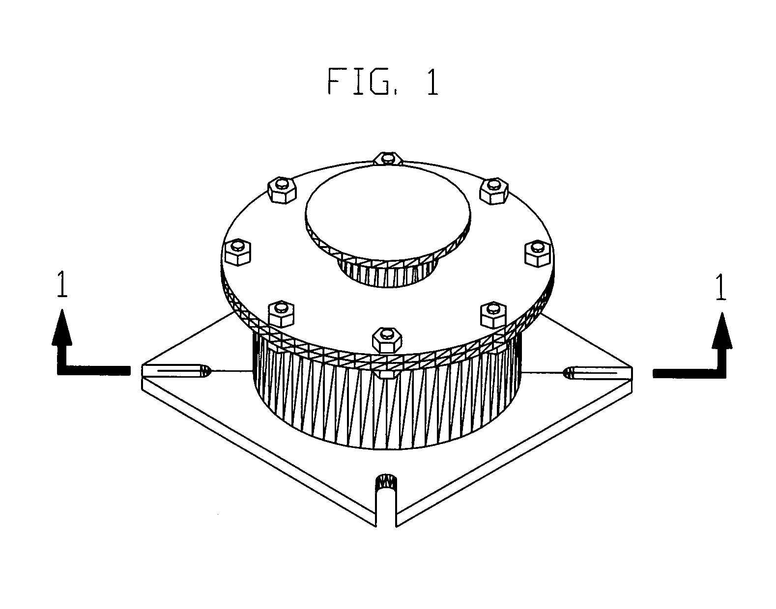 Conical washer spring support