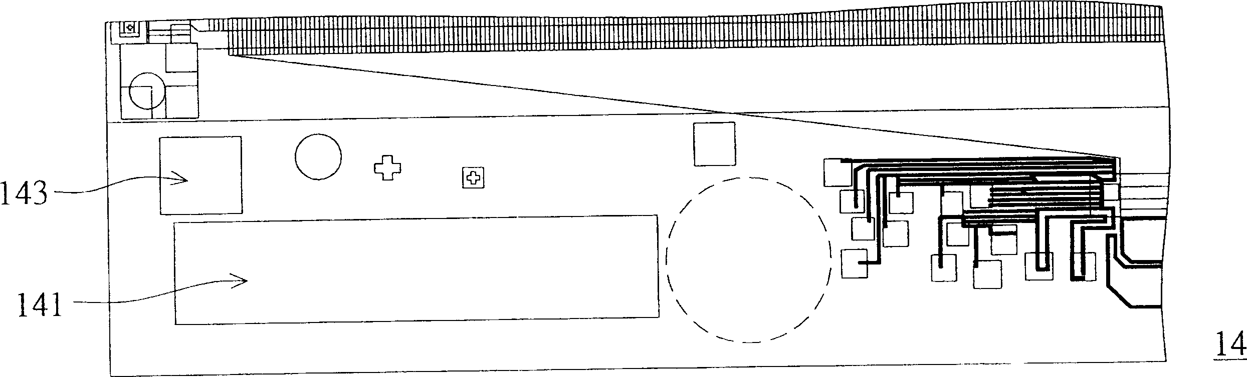 Glass substrate recognition chip and manufacturing method therefor