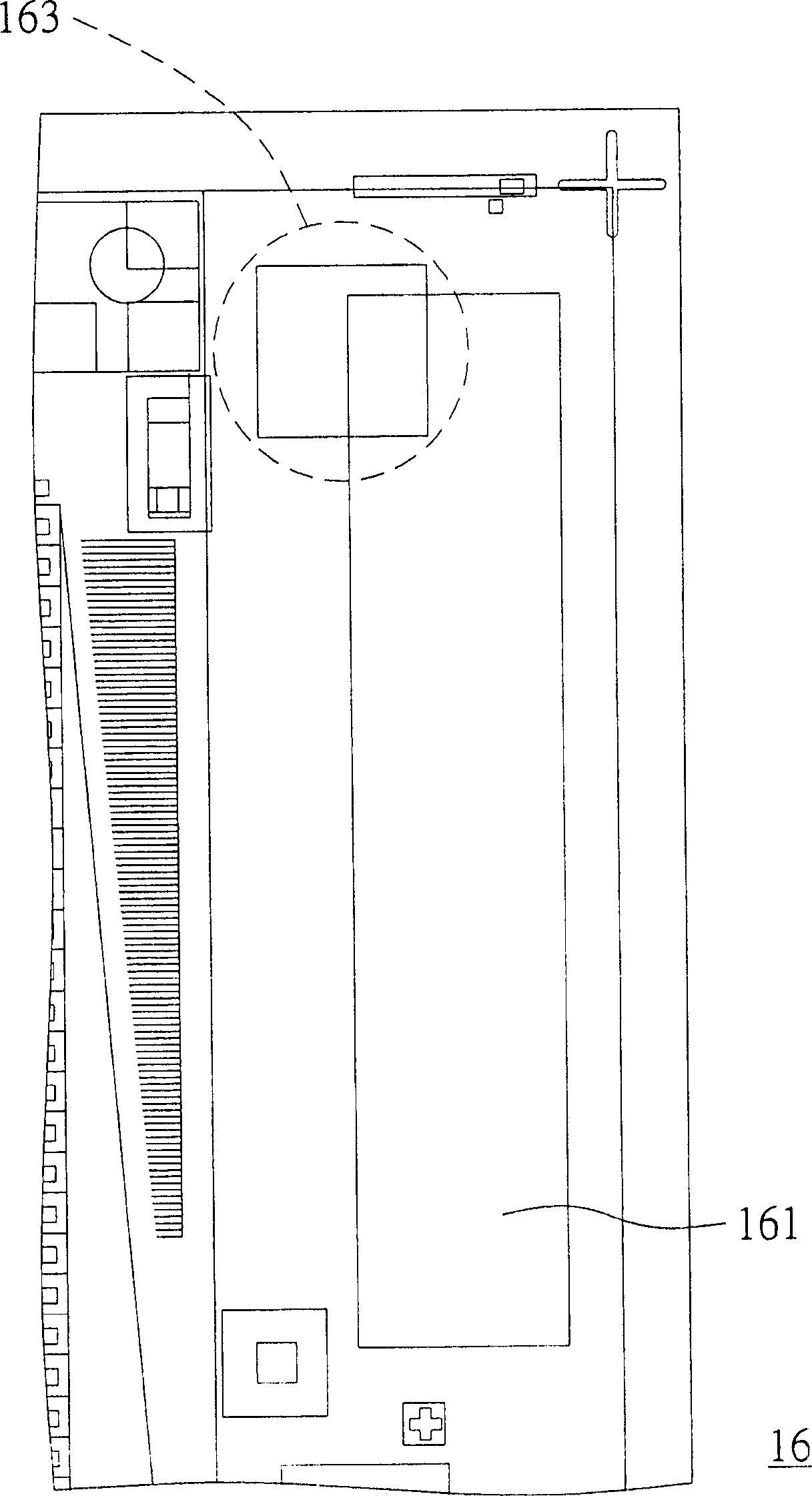 Glass substrate recognition chip and manufacturing method therefor