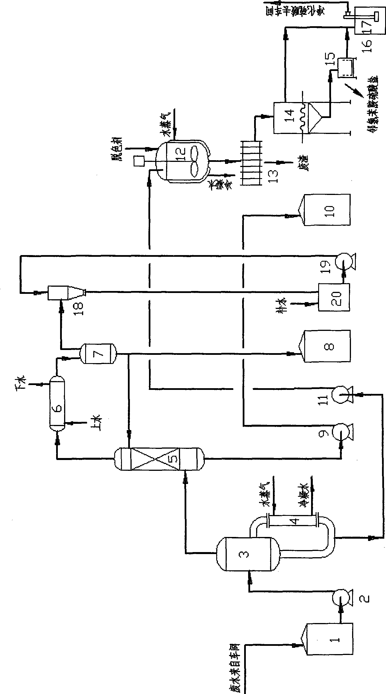 3,3'-dichlorobenzidine hydrochloride waste water reclaiming method and apparatus thereof