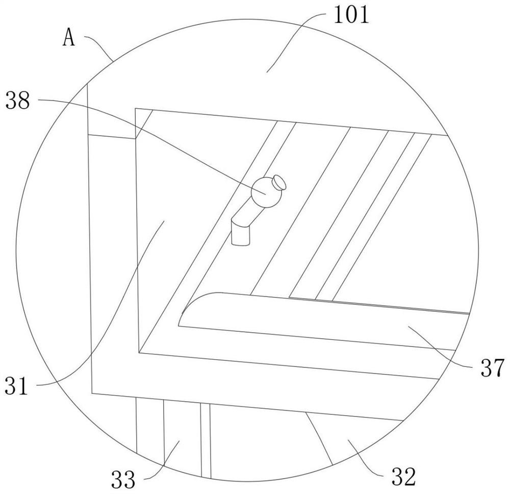 Drilling device for steel structure accessory manufacturing