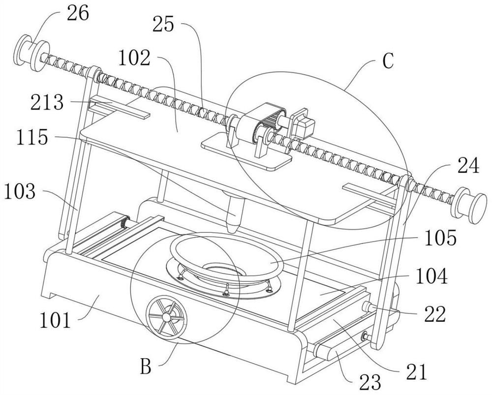 Drilling device for steel structure accessory manufacturing