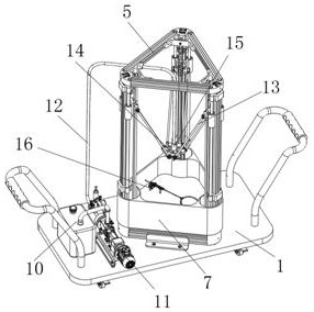 Badminton racket spraying device