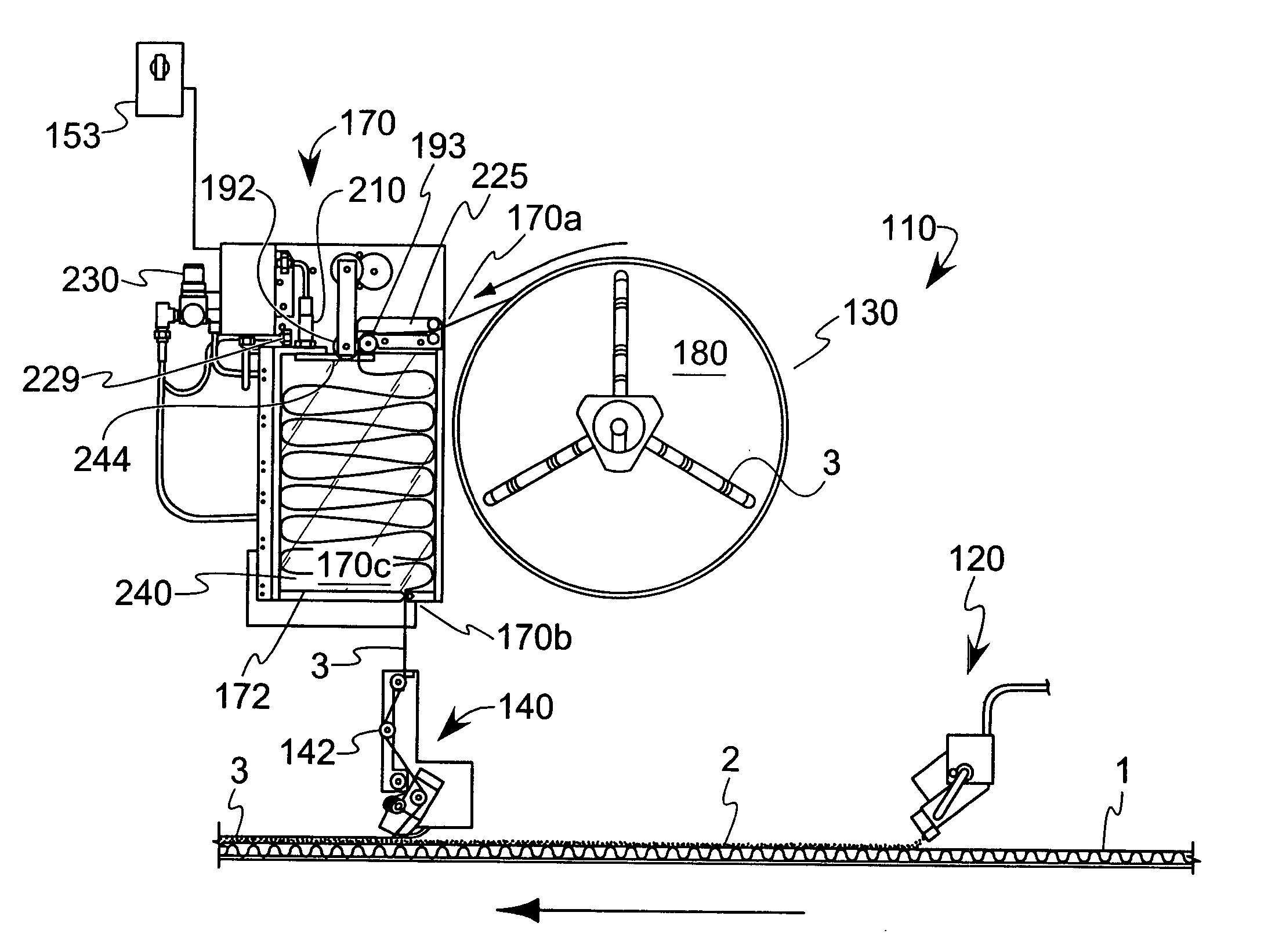 Release liner staging unit and system incorporating same