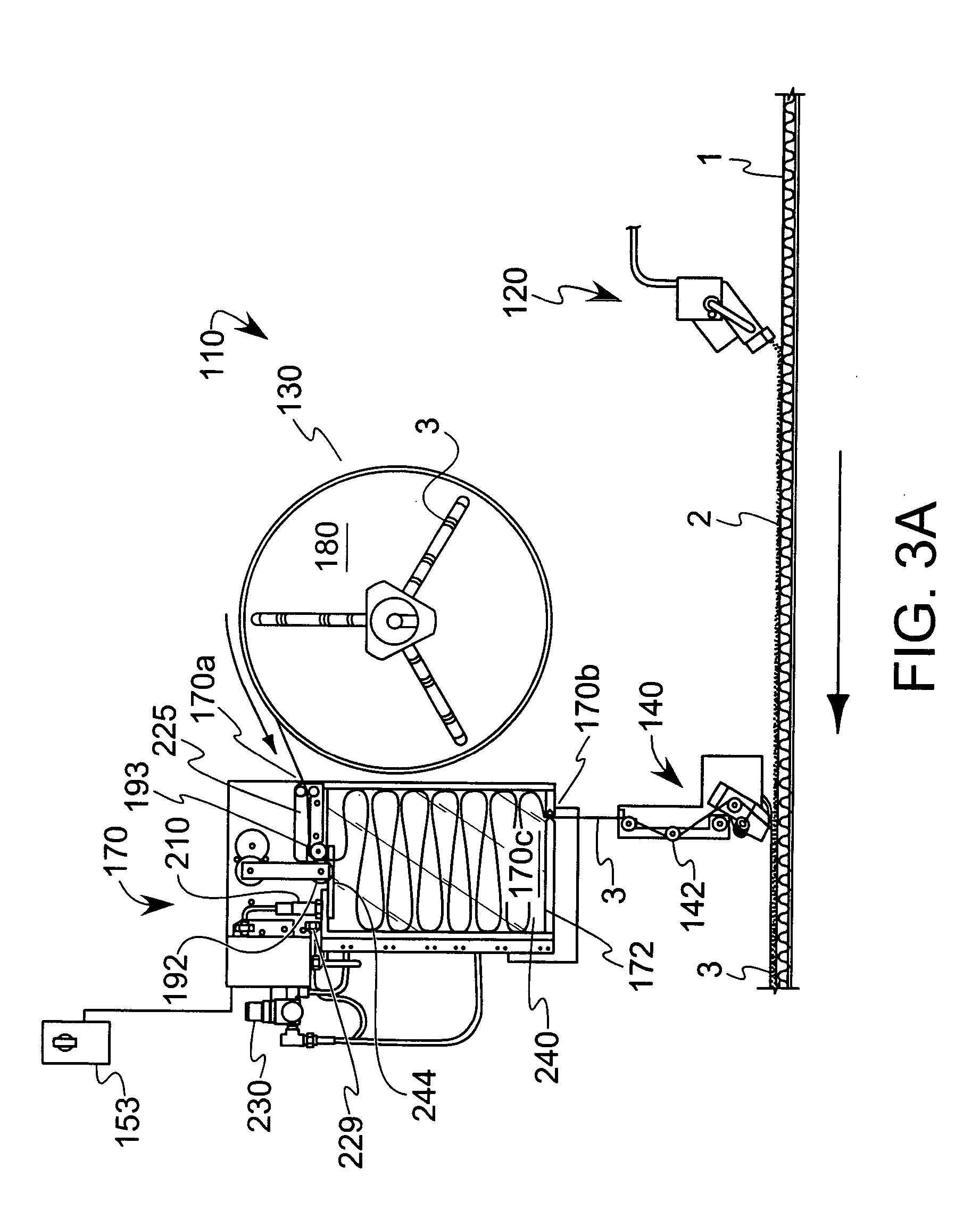 Release liner staging unit and system incorporating same