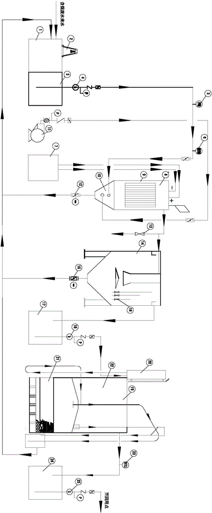 Novel intelligent electric flocculation treatment apparatus of power plant coal-containing wastewater