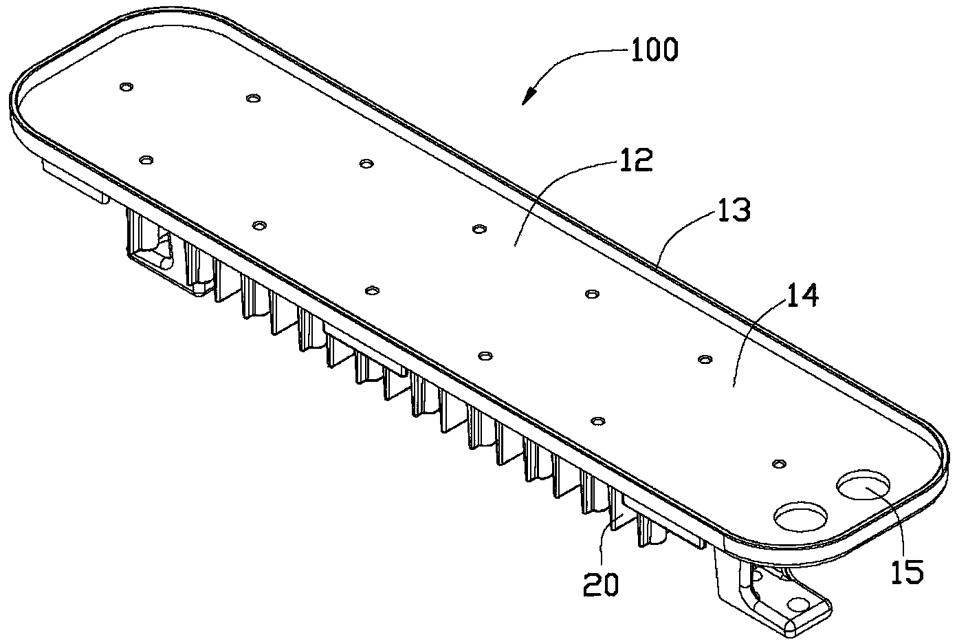 Light emitting diode (LED) lamp radiator