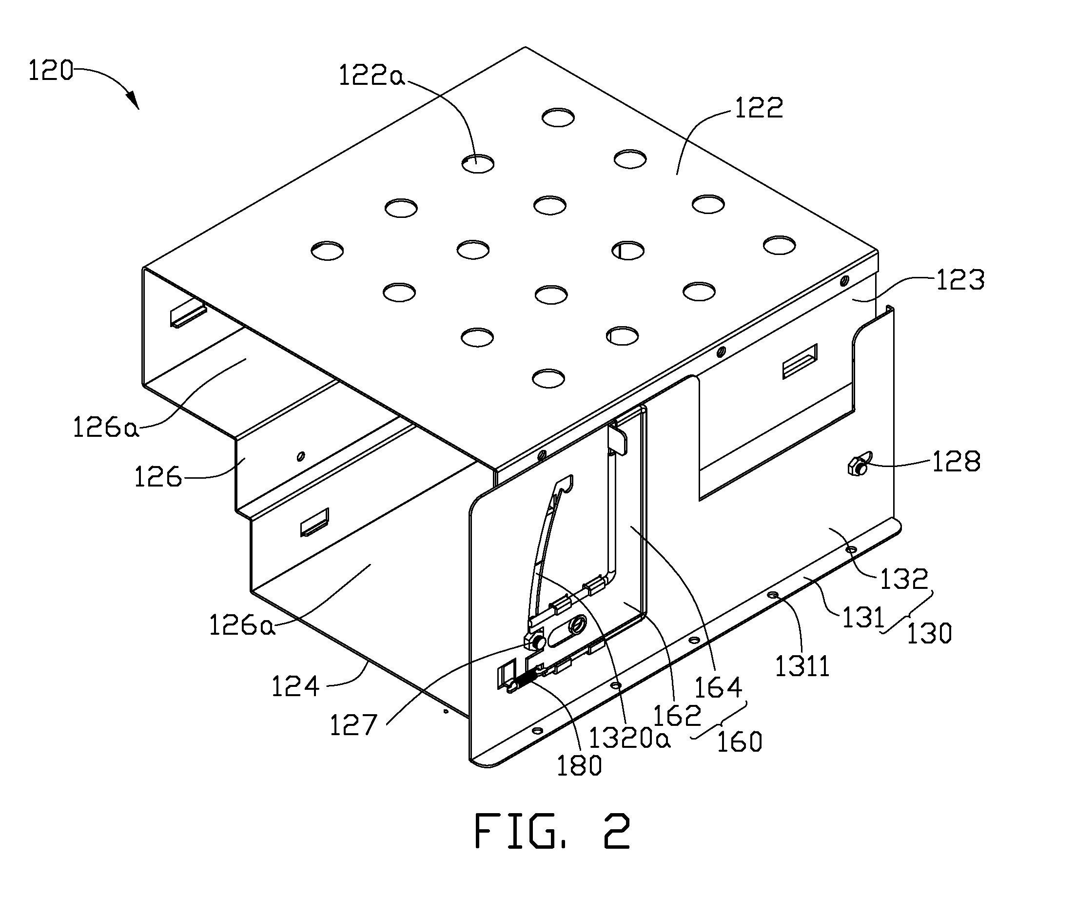 Hardware fastening structure for computer