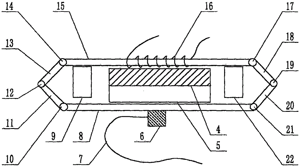 Micro-fluidic chip device for combined detection of multiple female classic tumor markers