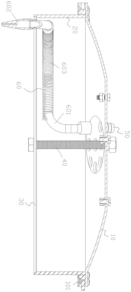 Non-entity stirring auxiliary system for intelligent cooking device