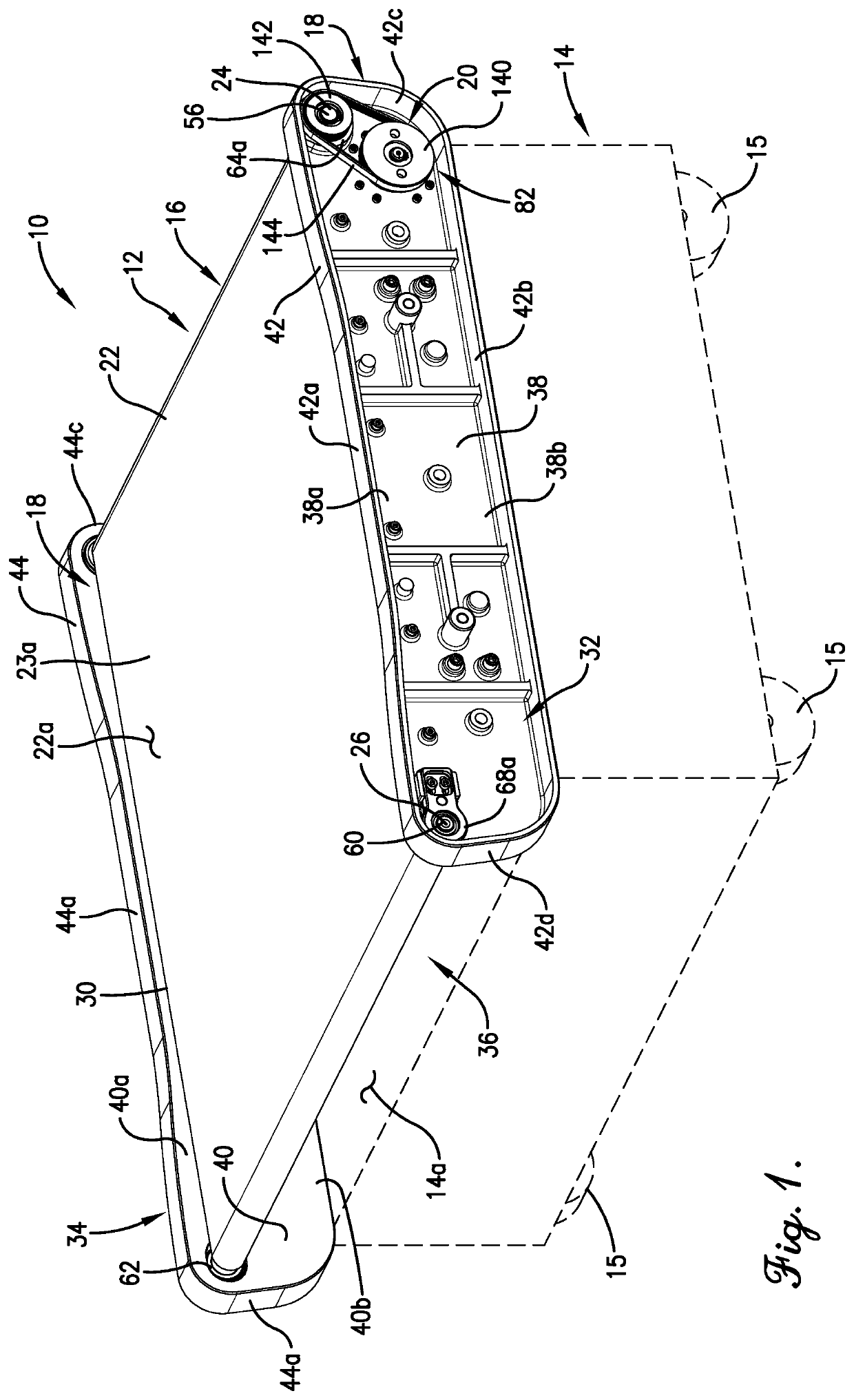 Integrated conveyor motor