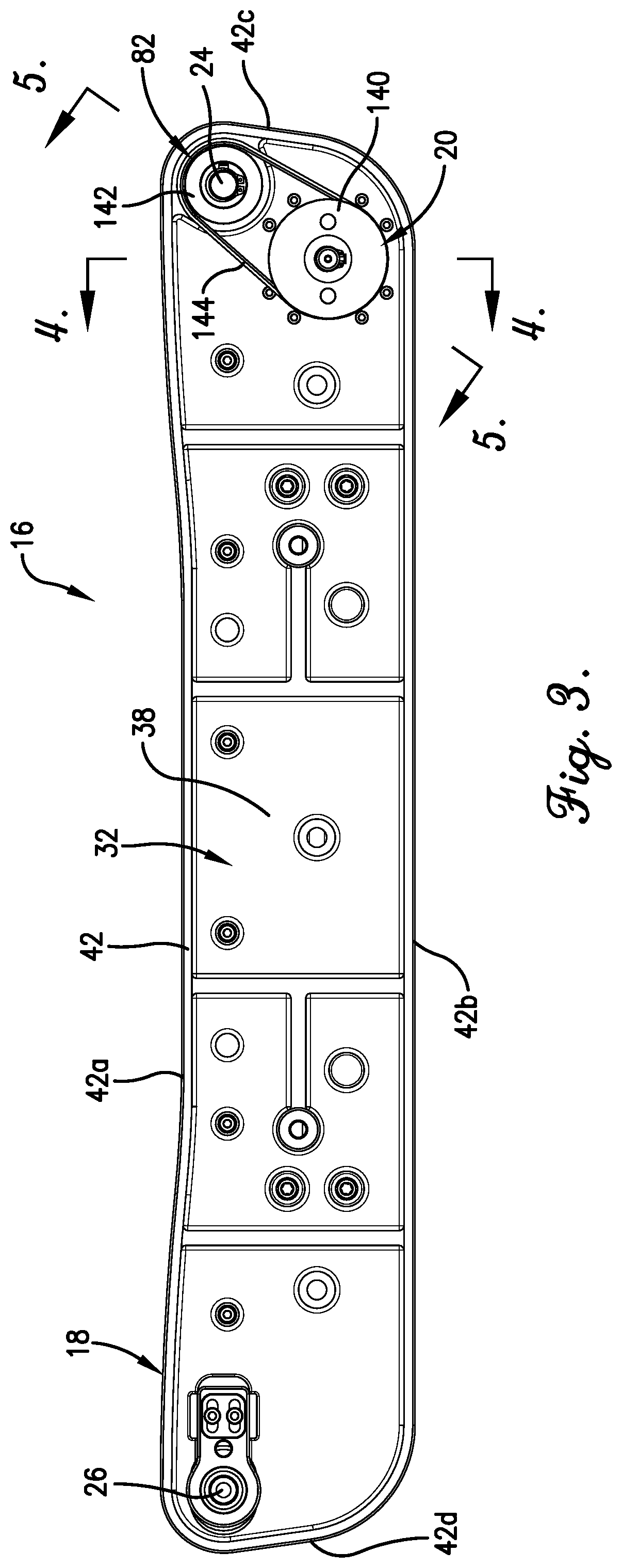 Integrated conveyor motor