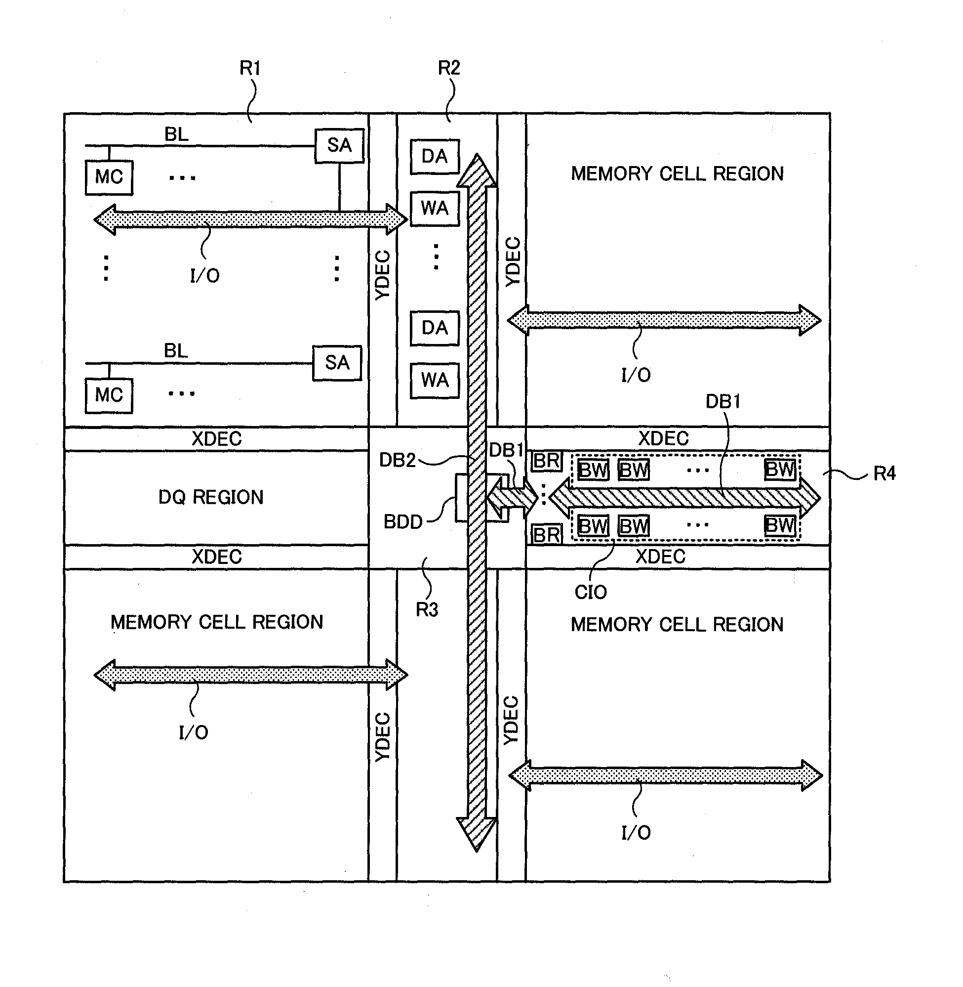 Semiconductor device having data bus