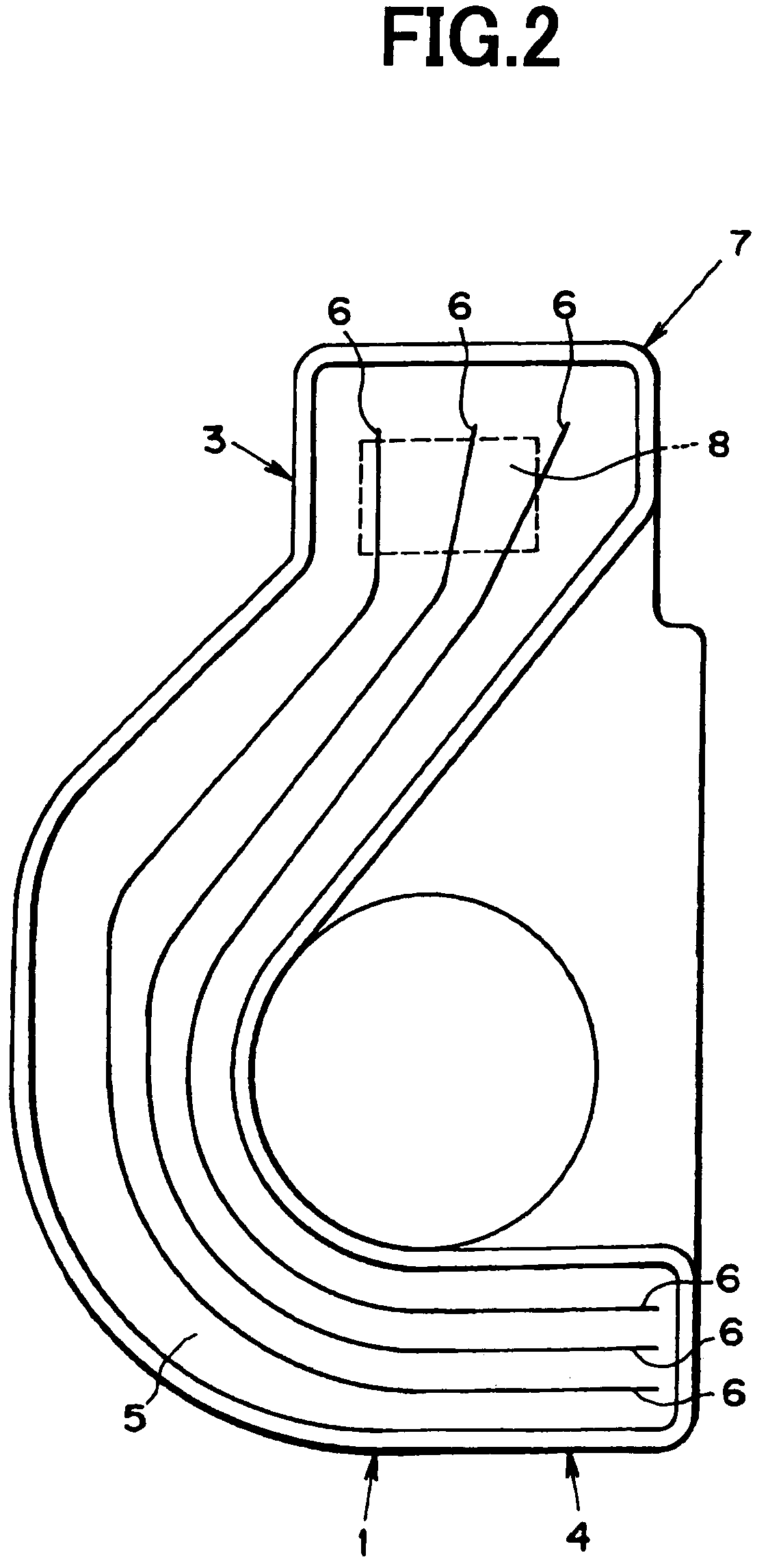 Heat pipe excellent in reflux characteristic