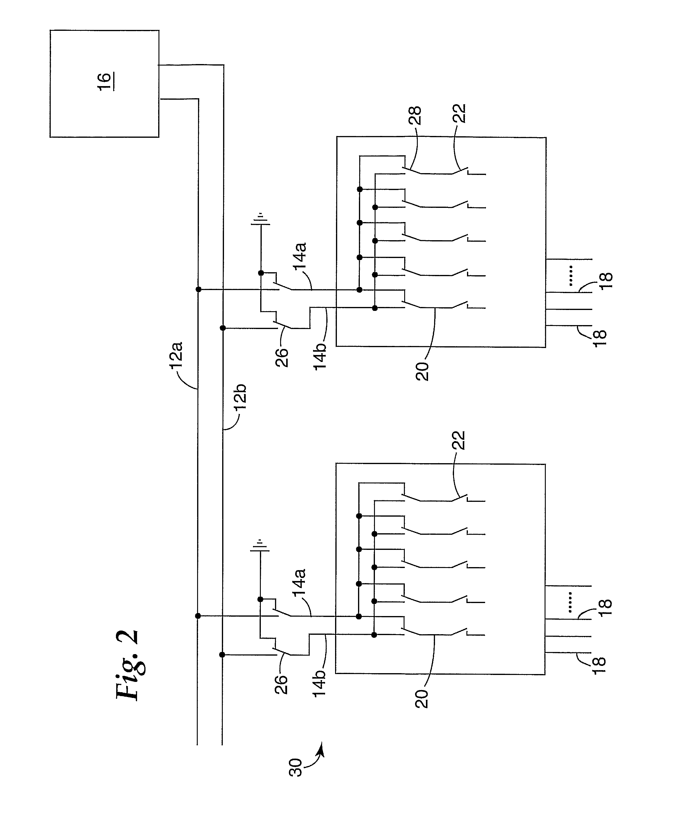 Circuit and Method for Providing Access to a Test and/or Monitoring System