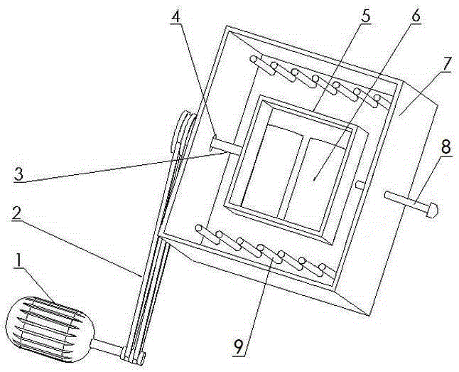 Vacuum melting device for non-oxide optical glass