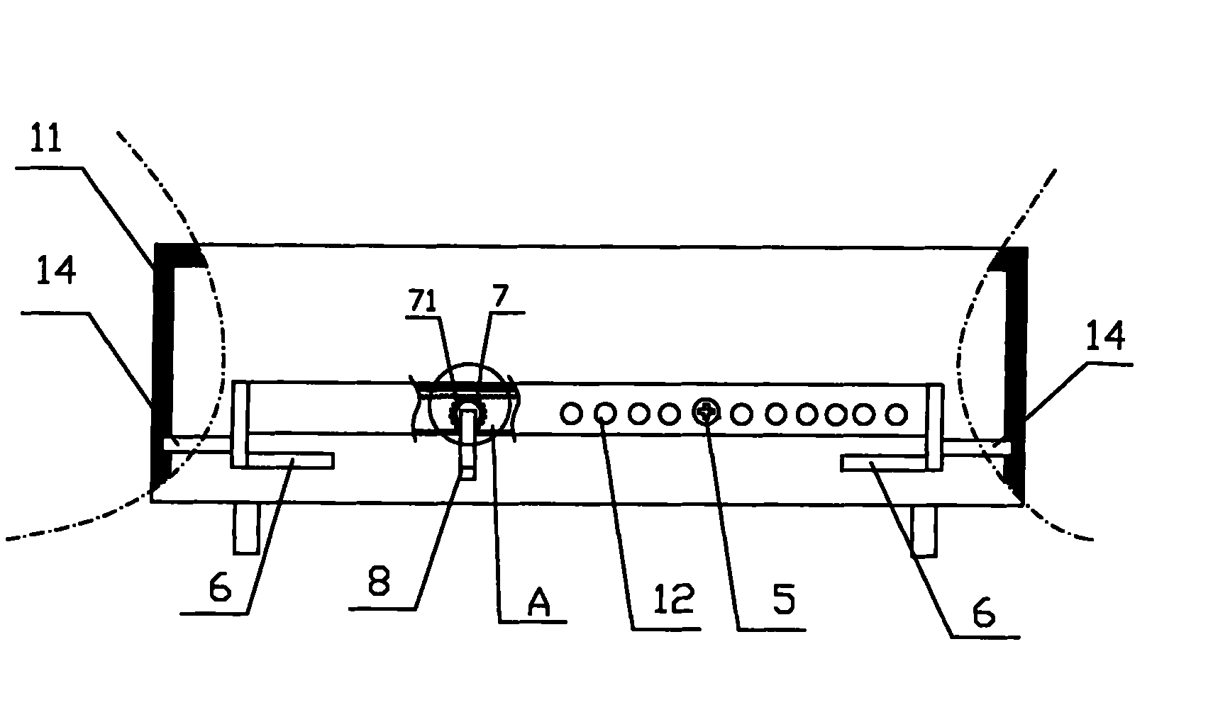 Skin stretching and fixing frame