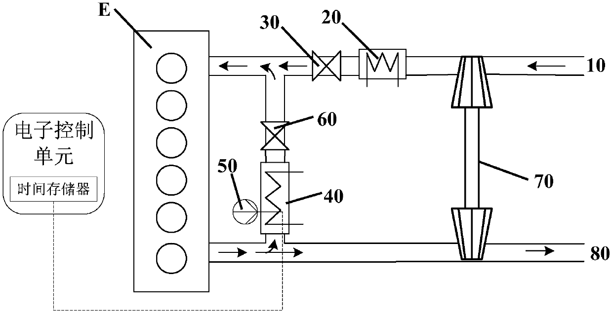 Method for judging deterioration of cooling efficiency of egr cooler and egr system