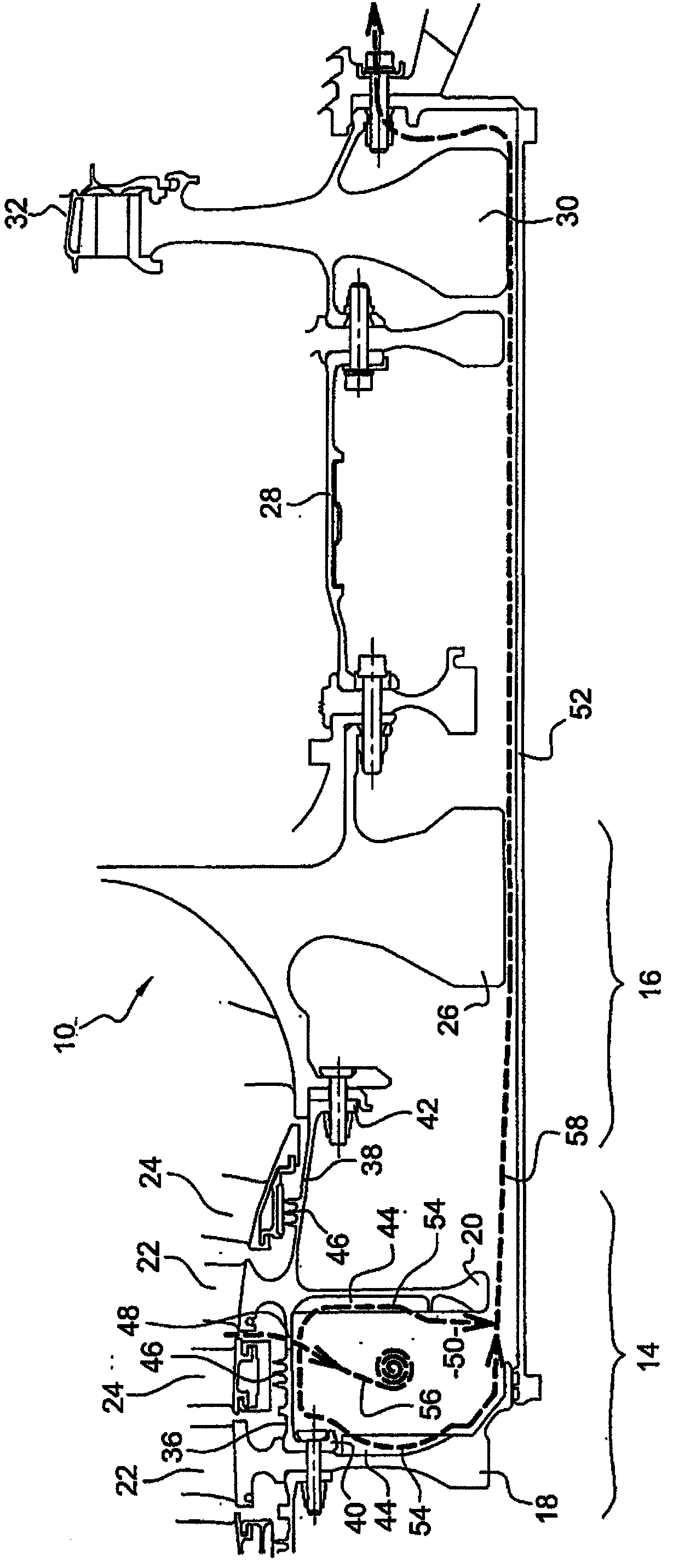 Rotor for the compressor of a turbine engine comprising a centripetal air-collecting means