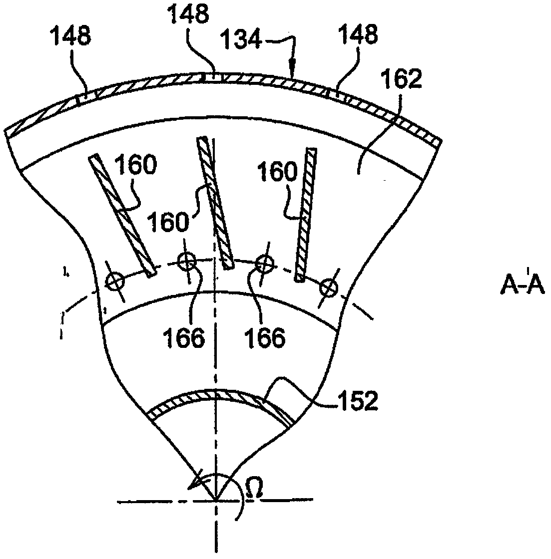 Rotor for the compressor of a turbine engine comprising a centripetal air-collecting means