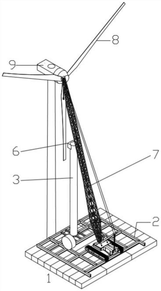 Structure for replacing wind driven generator of reservoir or lake and using method thereof