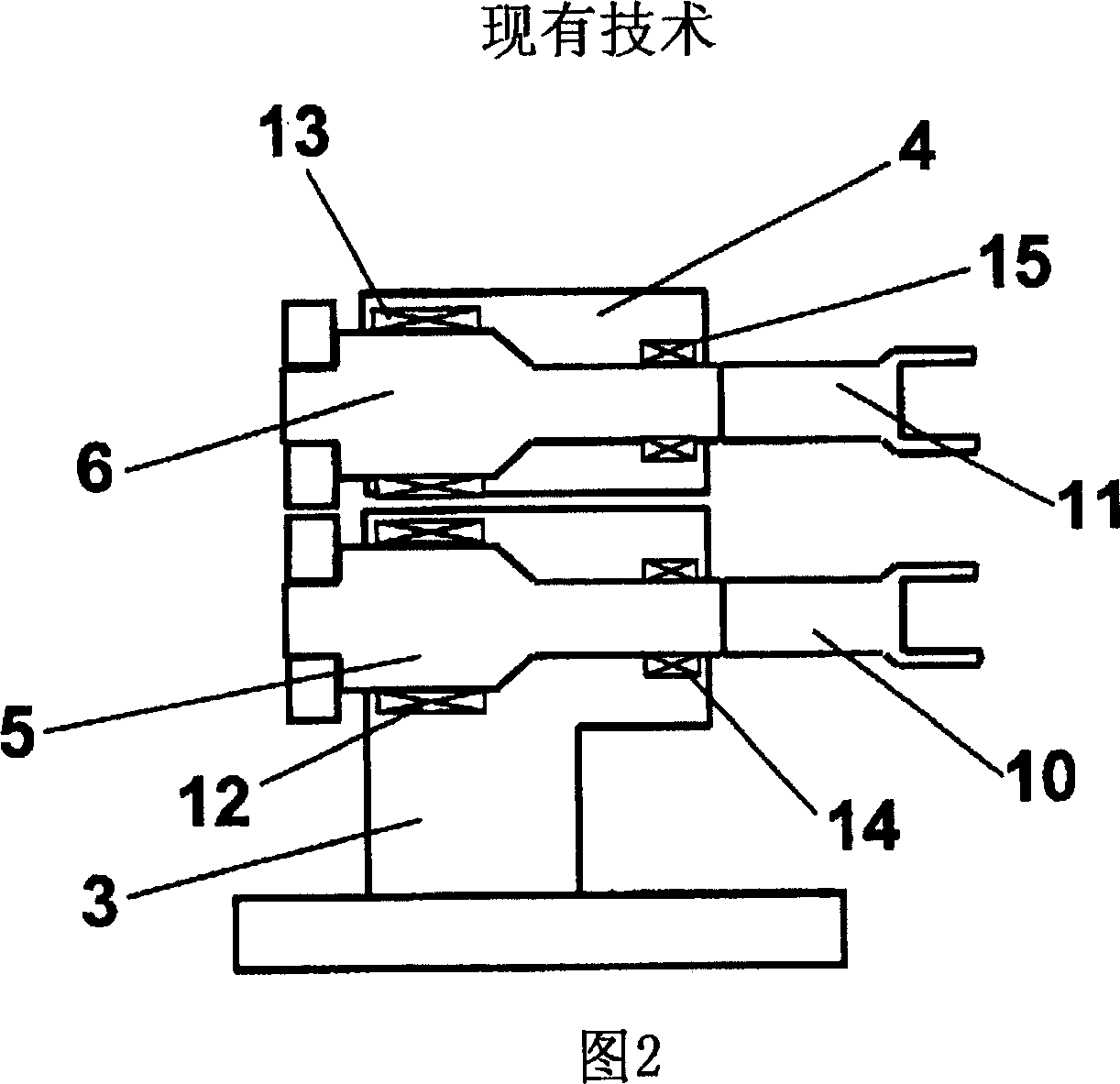 Compact cantilever rolling mill and a method of producing a metallic product