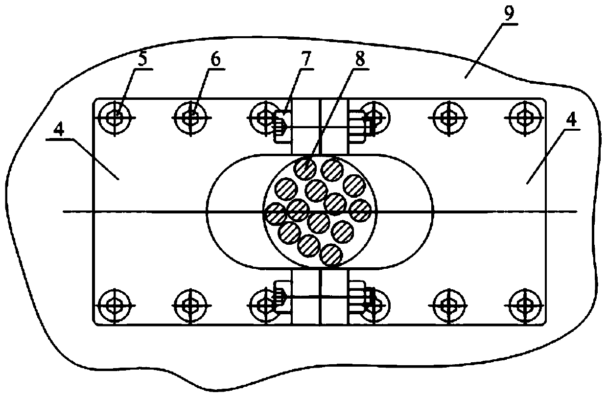 Sealing plugging cover for aeroengine test lead