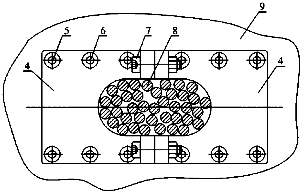 Sealing plugging cover for aeroengine test lead