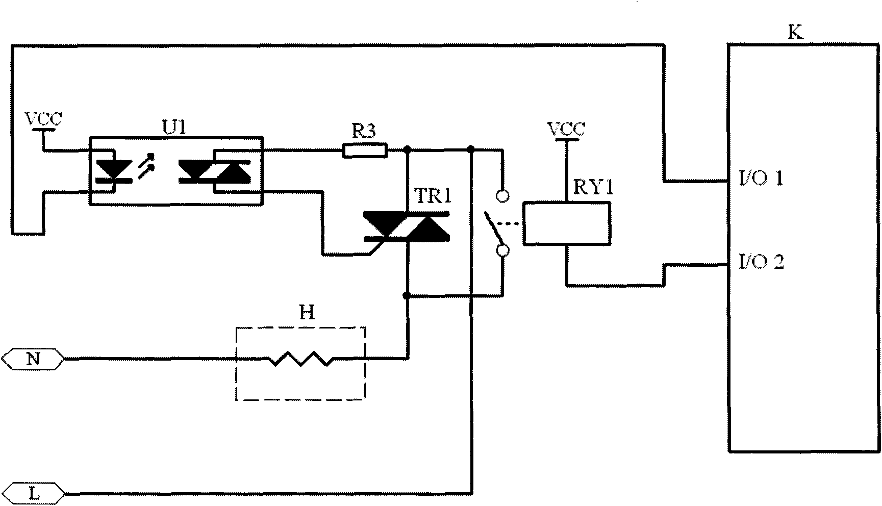 Method for protecting contact point of relay in high-power circuit and protection circuit