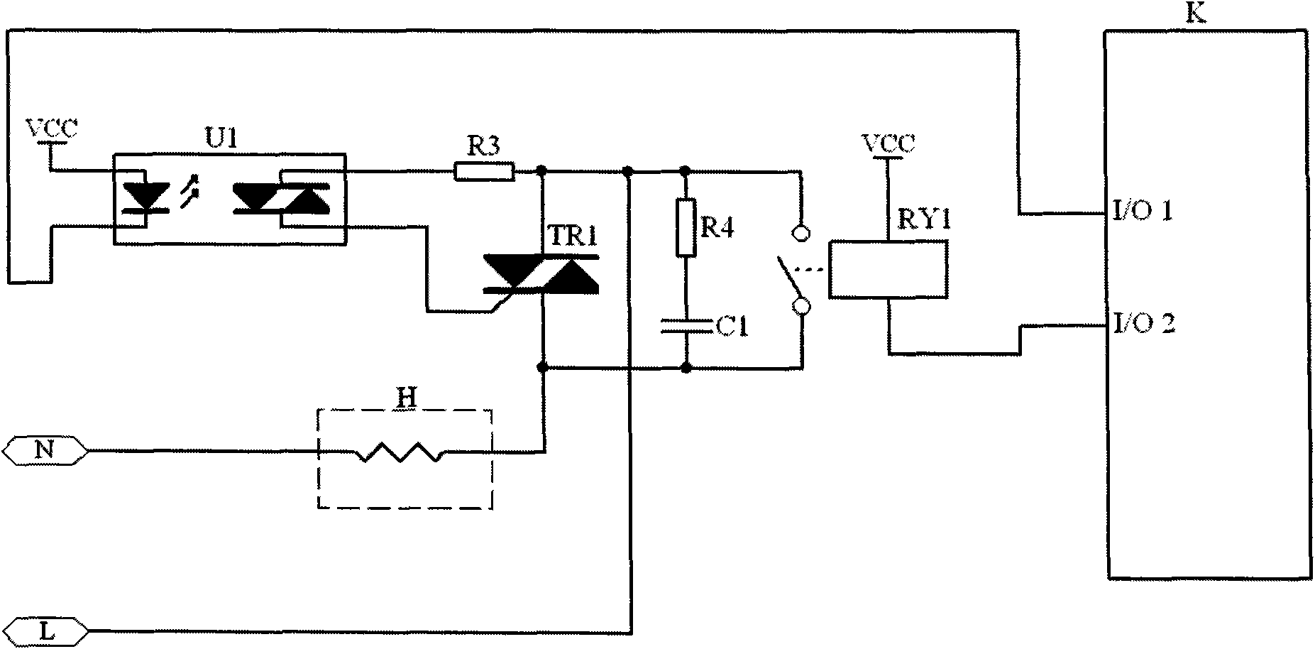 Method for protecting contact point of relay in high-power circuit and protection circuit