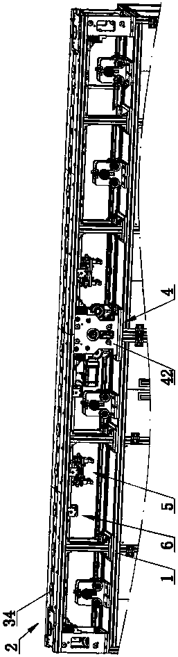 High-precision conveying production line