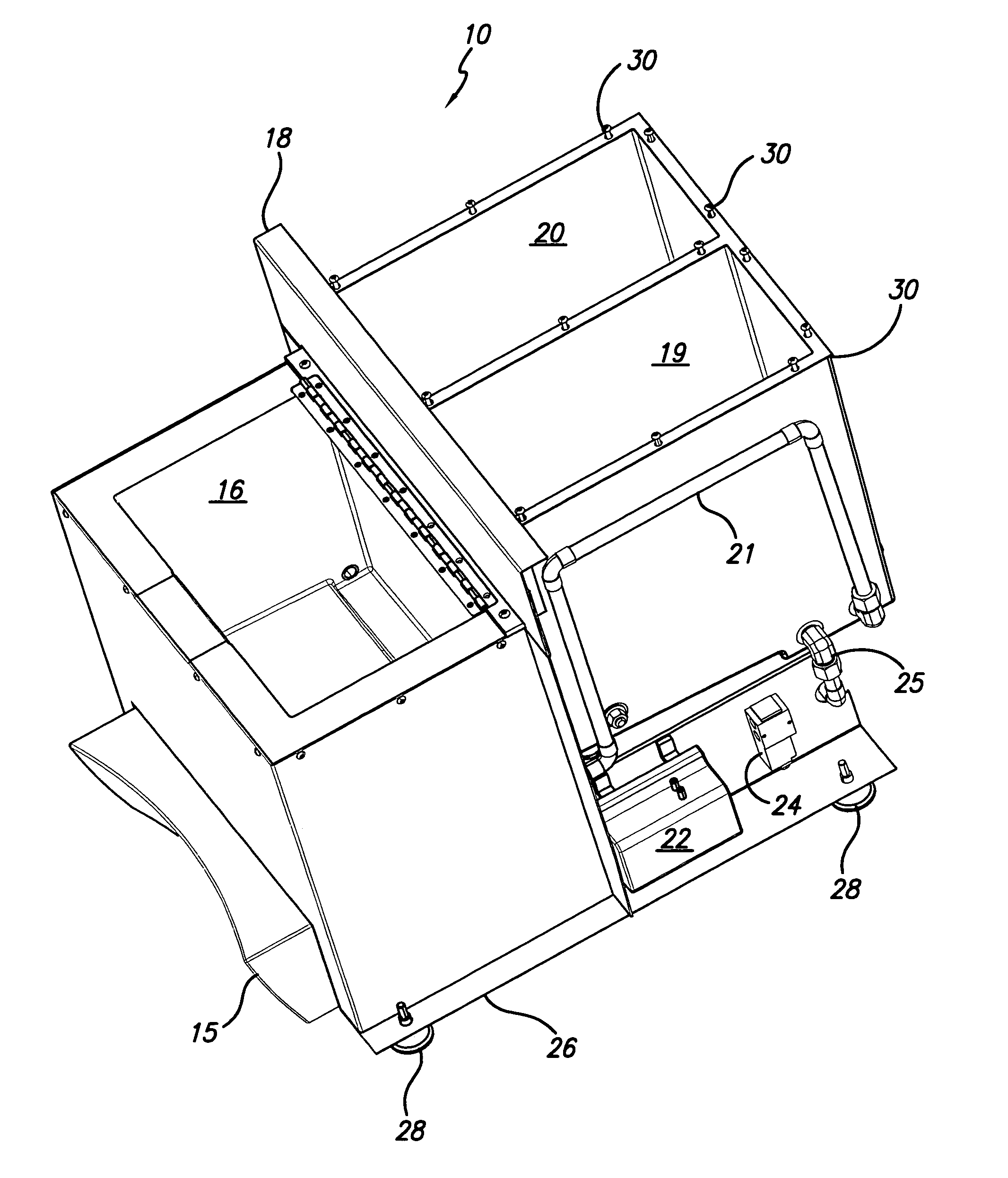 Post processor for three-dimensional objects