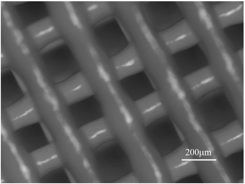 Method for preparing three-dimensional bismuth ferrite visible light catalytic material by using direct-write forming technology