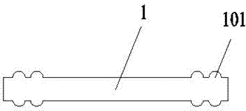 Seamless connection type plate