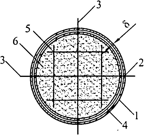 Large-section underground cave reducing-span pier structure and use method thereof