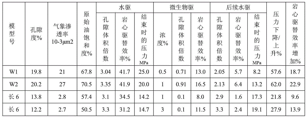 Low-permeability reservoir microbial enhanced oil recovery composite preparation and application method thereof