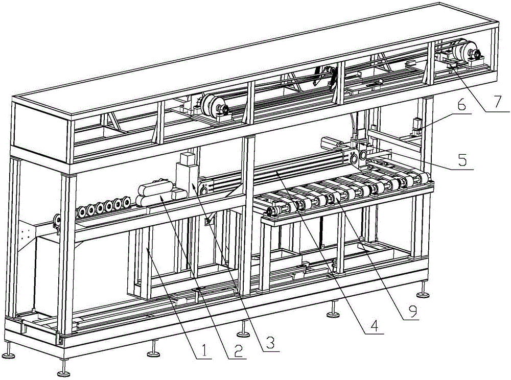 Online magnetic penetrating machine