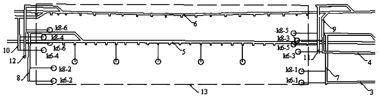 Combined exploitation gas mixed source proportion quantitative determination method of coal seam group