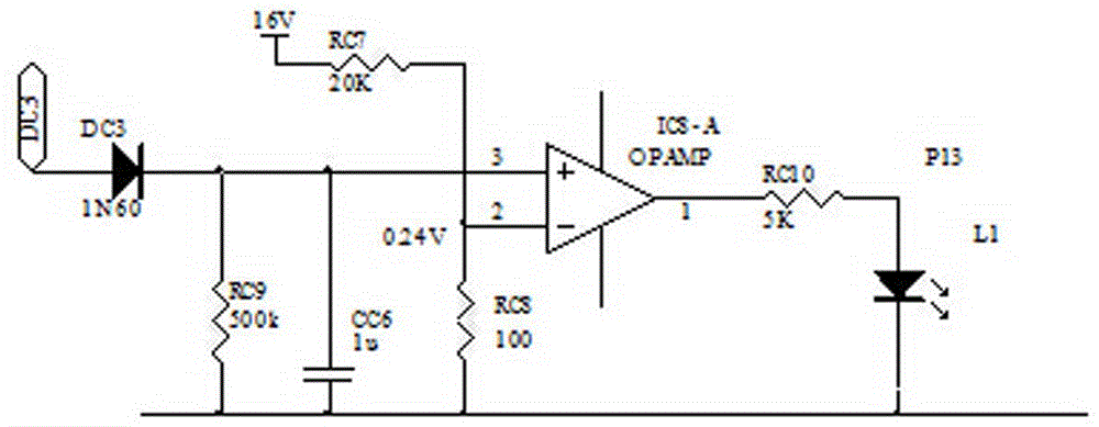 A surge current test circuit with built-in detection function