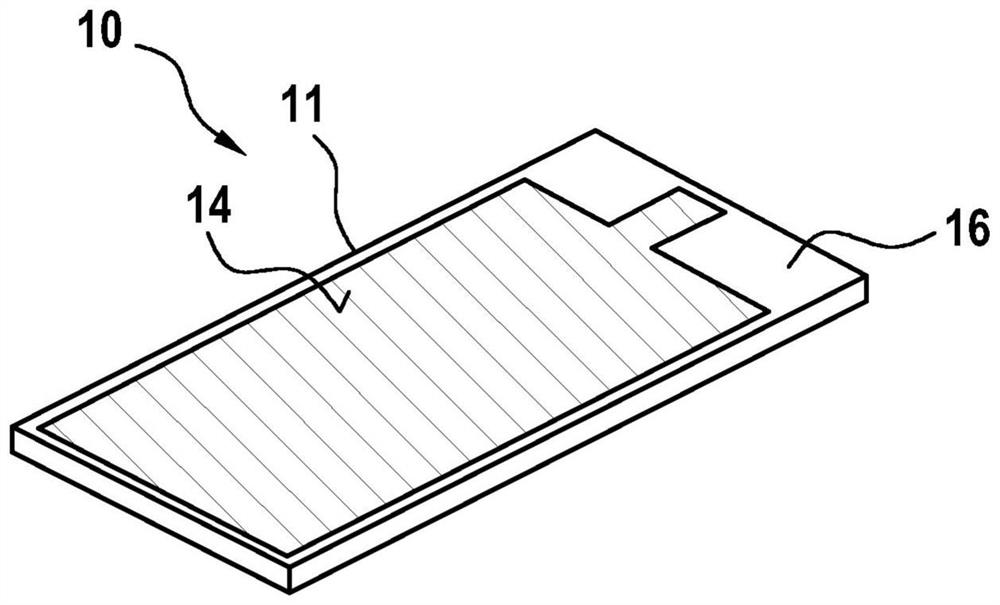 Semiconductor component with first temperature measuring element and method for determining a current flowing through the semiconductor component