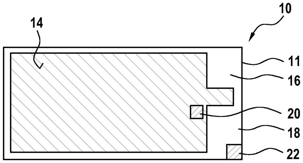 Semiconductor component with first temperature measuring element and method for determining a current flowing through the semiconductor component