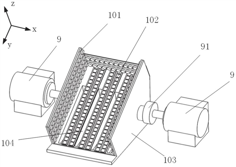 Material hardness detection device based on multi-sensor fusion