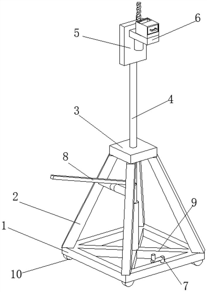 Multi-angle punching device capable of being operated by single person