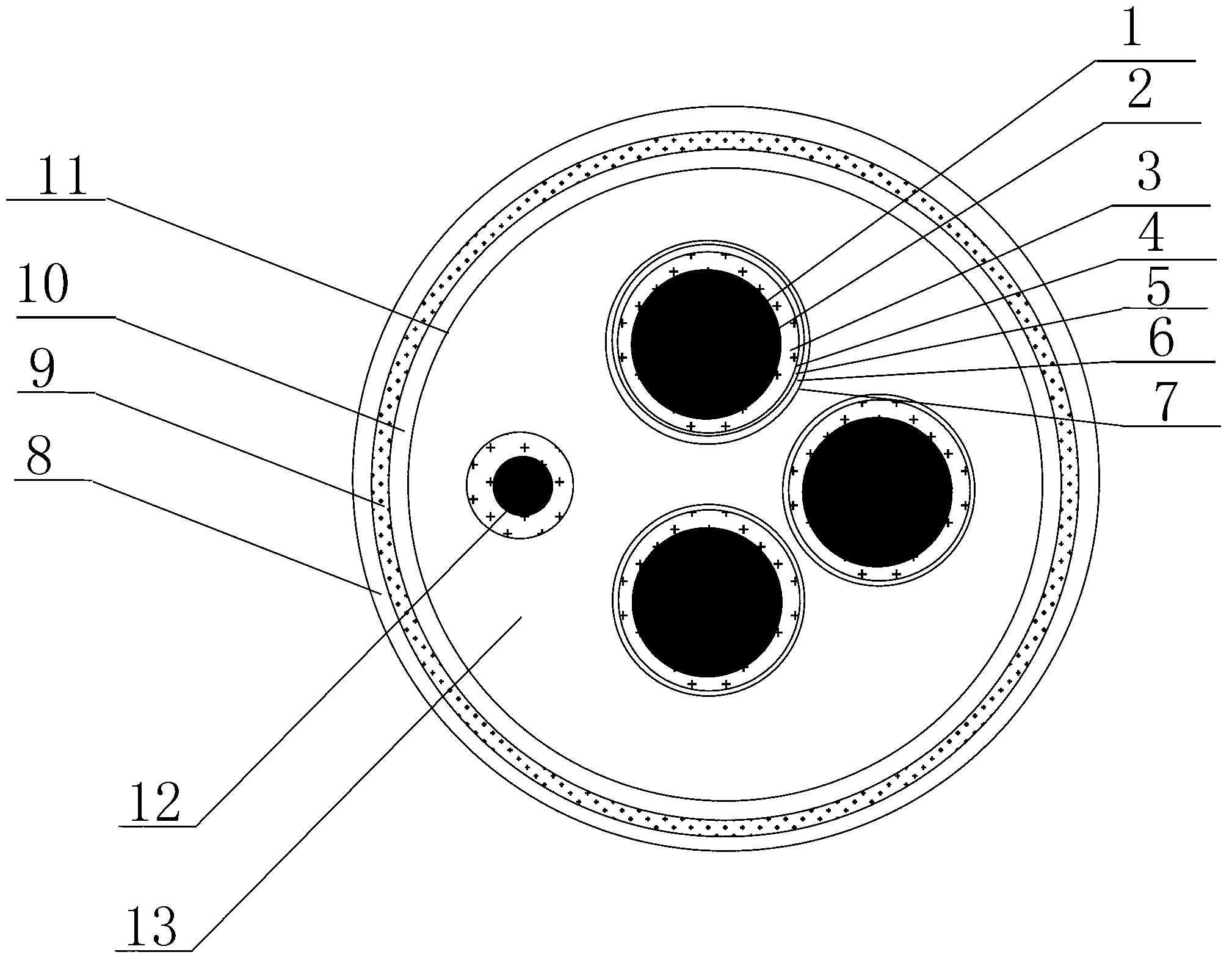 Method for solving copper conductor temperature by optical fiber temperature for photoelectric composite submarine cables