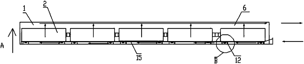 A battery pack air-cooled cooling system