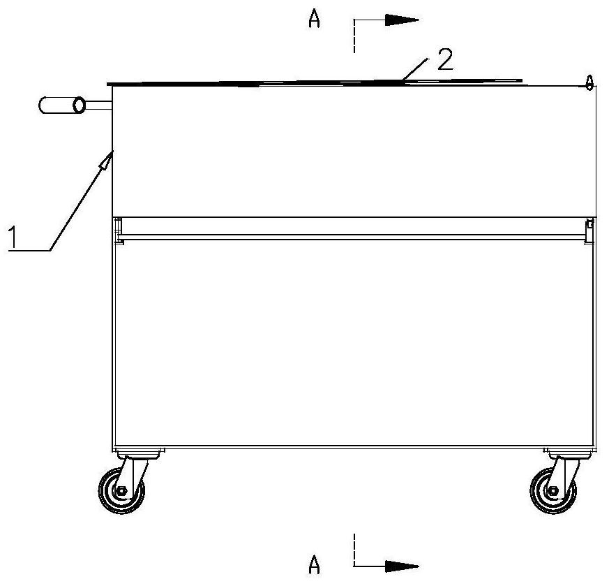 Extensible table board, using method of extensible table board, table and stall caravan