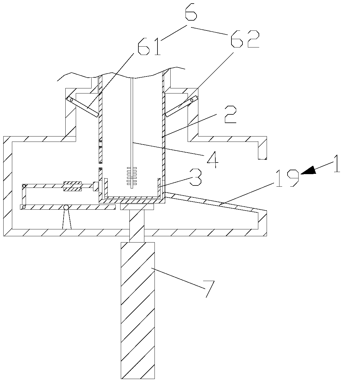 Mixing device for abrasion-resistant concrete production in water conservancy projects