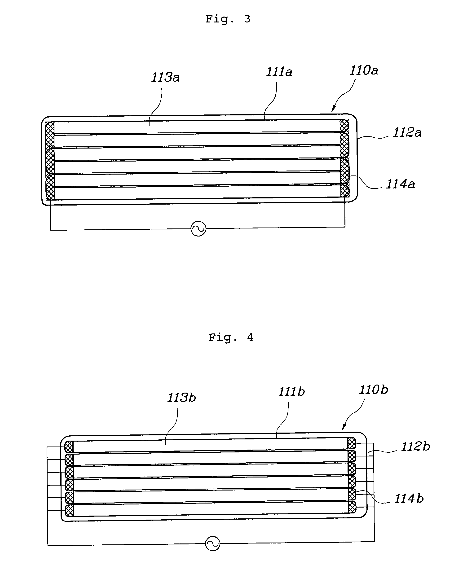 Flat fluorescent lamp for display devices