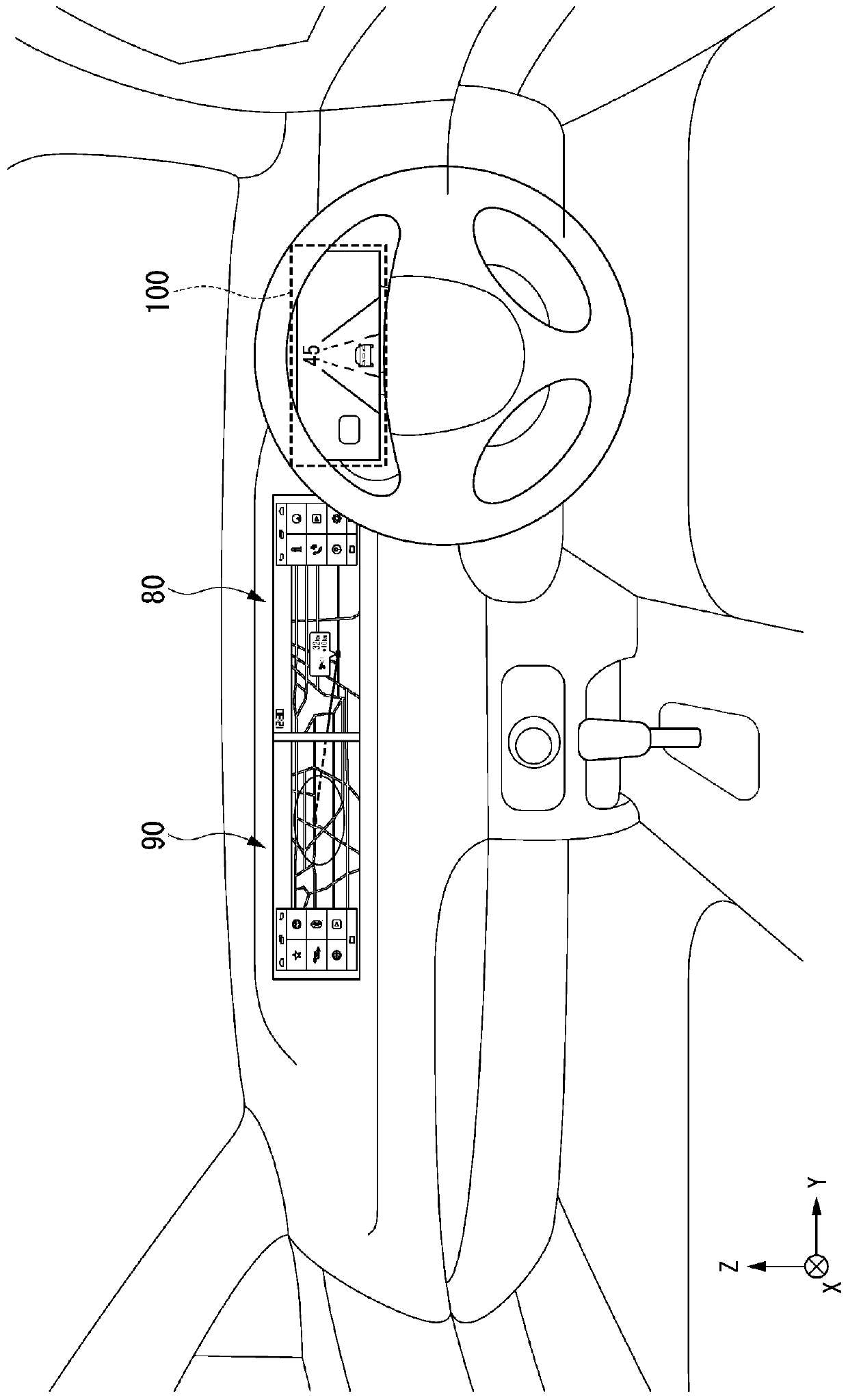 VEHICLE DISPLAY DEVICE, AND VEHICLE DISPLAY METHOD, and storage medium