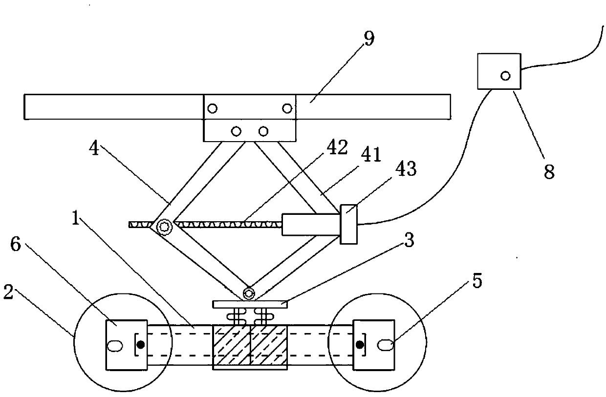 Parking auxiliary device and method